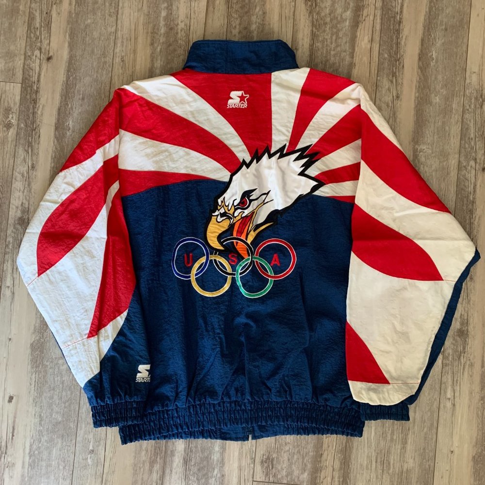 Vintage USA Olympics Starter Jacket (L)